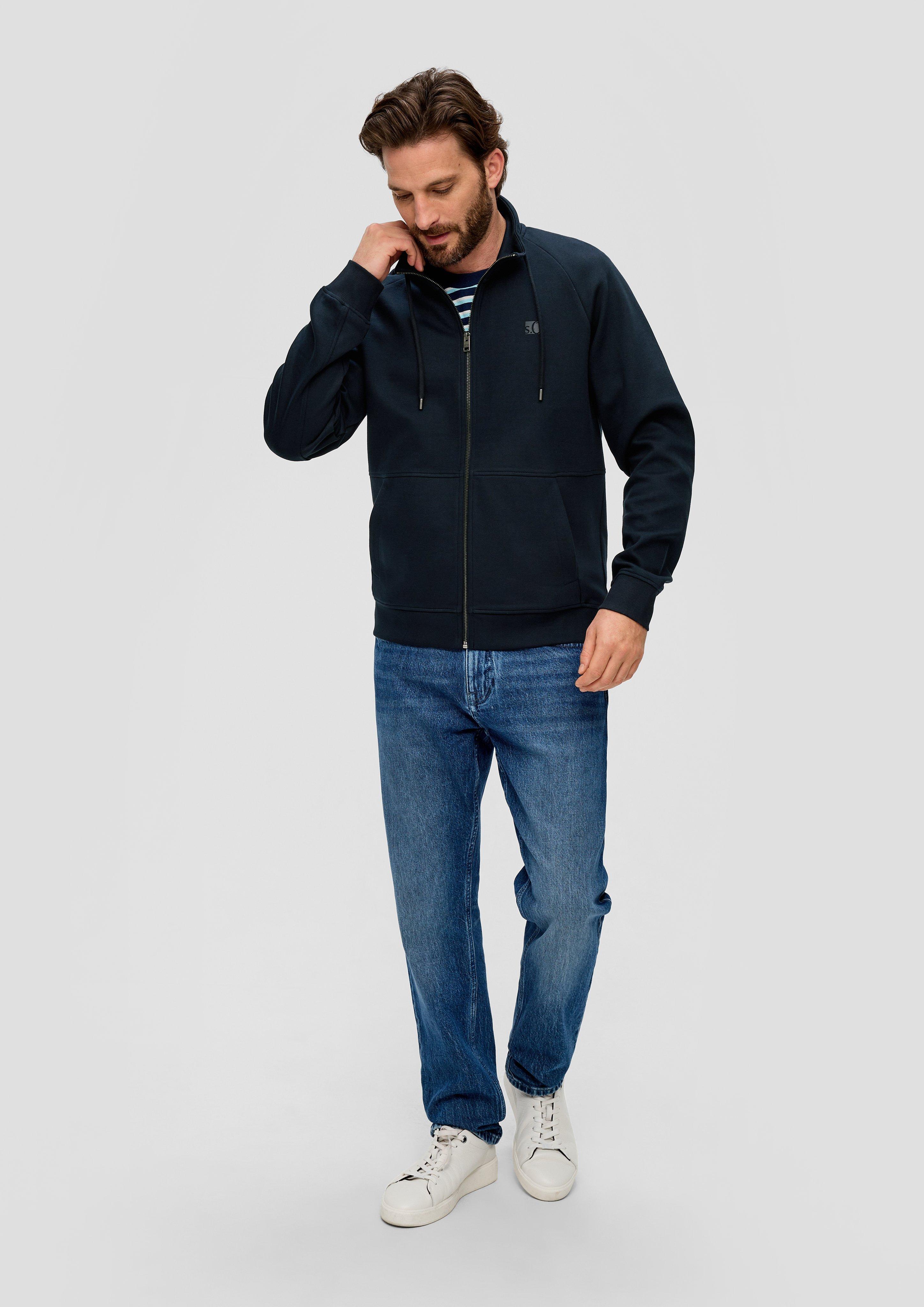 Sweatjacke mit Stehkragen  2143946-5978