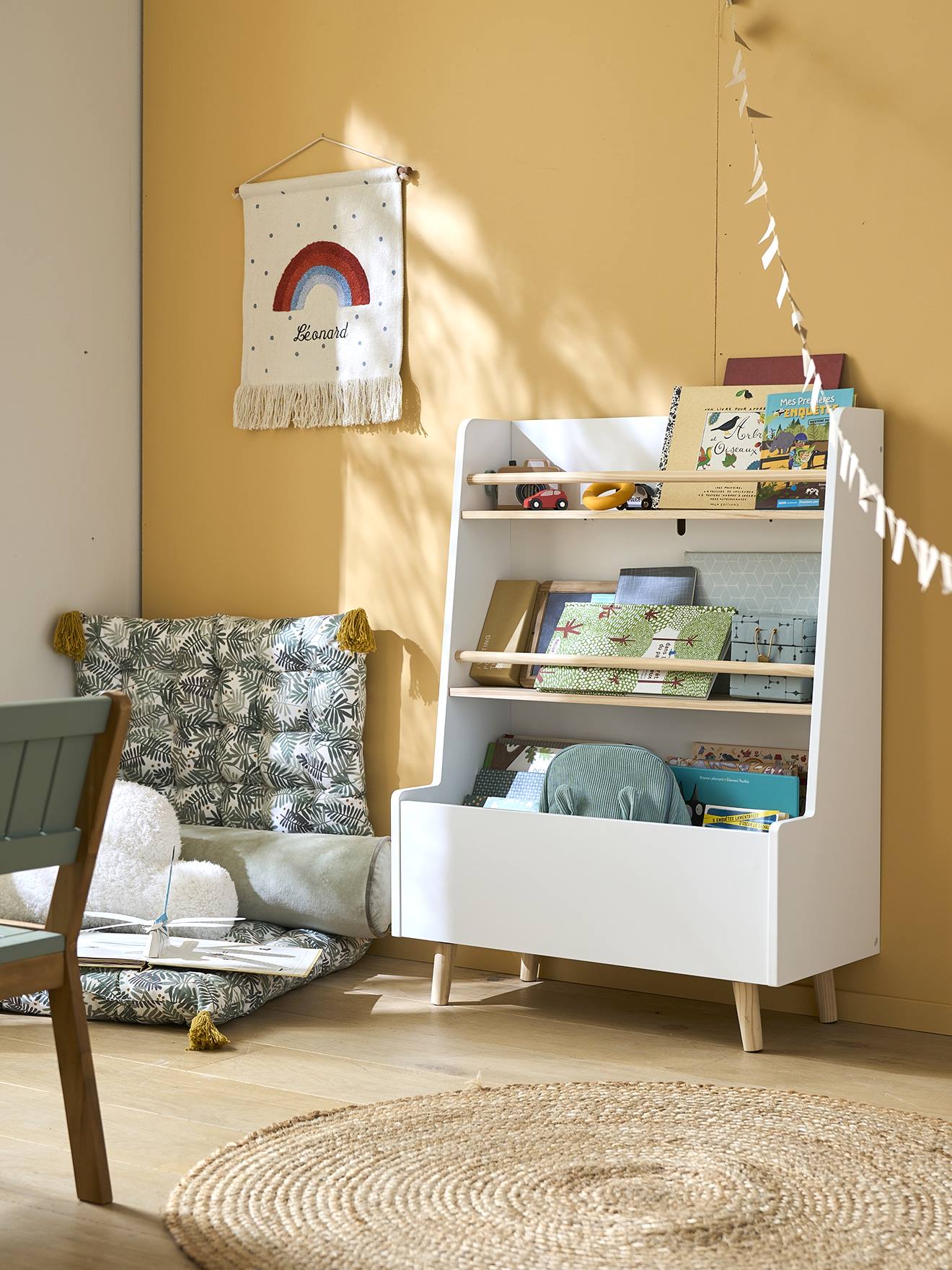Vertbaudet Kleines Kinderzimmer Regal PANDAFREUNDE - weiß