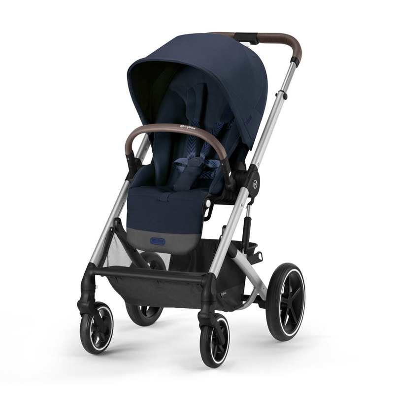 Poussette citadine Balios S lux ocean blue chassis silver Cybex