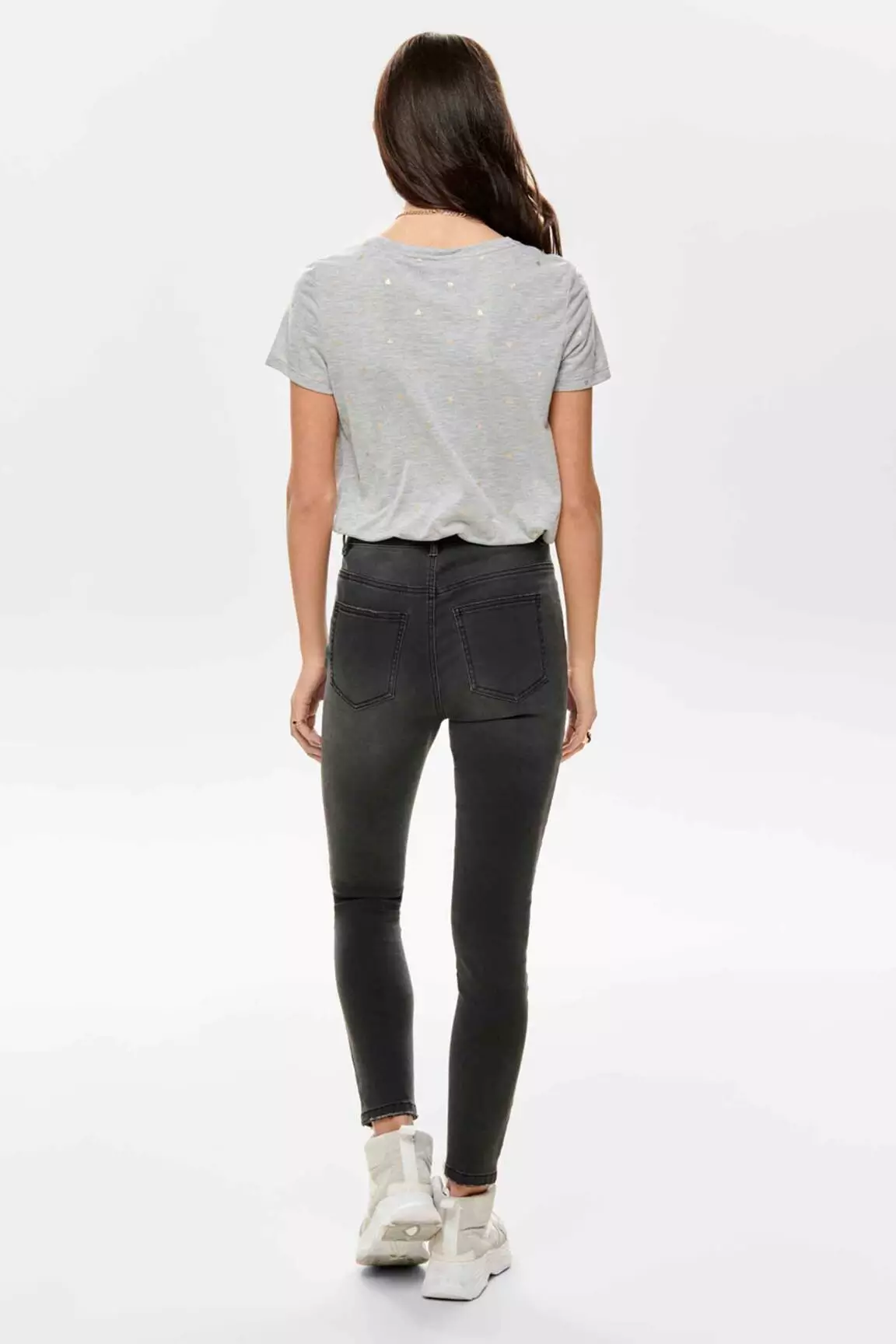 Only Tshirts Femme couleur gris