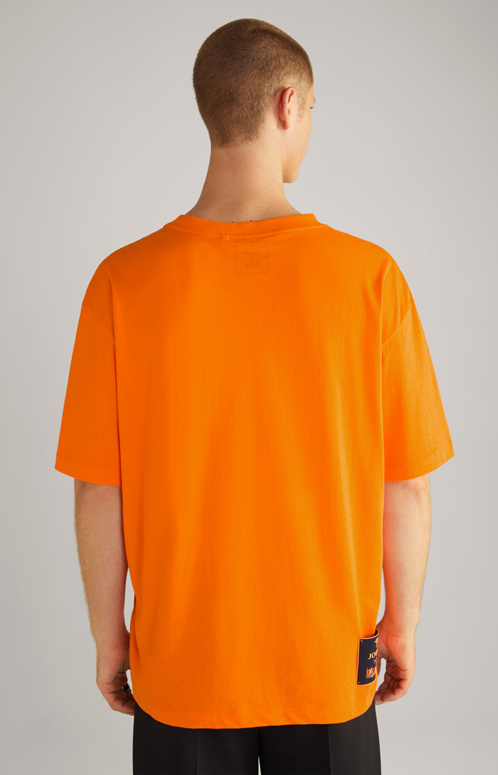 Unisex-Baumwoll-T-Shirt in Neonorange