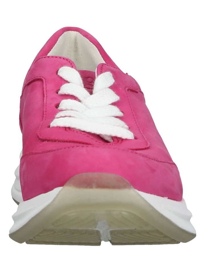 Paul Green Leder-Sneakers in Pink/ Weiß günstig kaufen