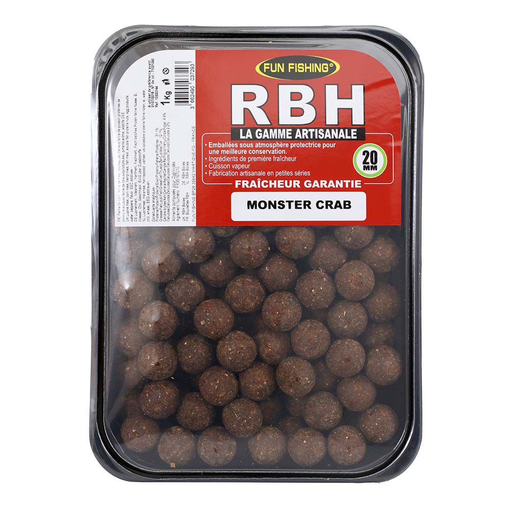 Bouillette Fun Fishing RBH Boilies Monster Crab 800g