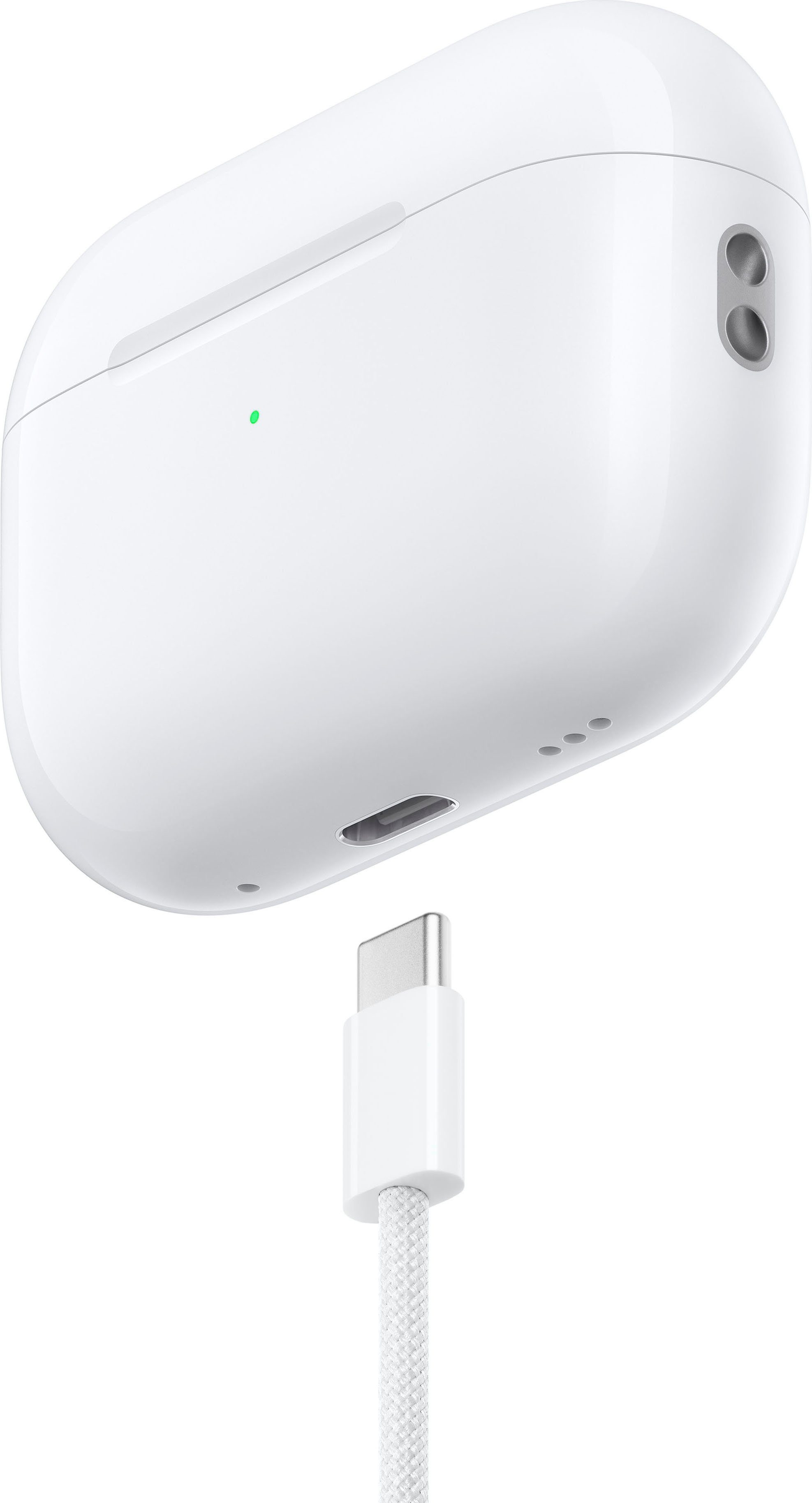 Apple AirPods Pro (2. Gen. 2023) mit MagSafe Case (USB-C) In-Ear-Kopfhörer (Active Noise Cancelling (ANC), Freisprechfunktion, Transparenzmodus, kompatibel mit Siri, Siri, Bluetooth)