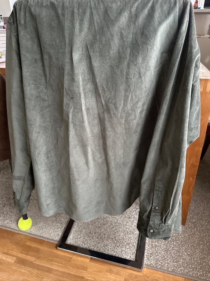 SELECTED HOMME Cordhemd - Regular fit - in Khaki günstig kaufen XL