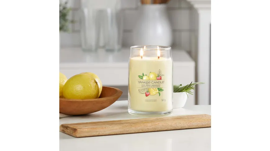 Yankee Candle Duftkerze Signature Large Jar Iced Berry Lemonade Iced Berry Lemonade