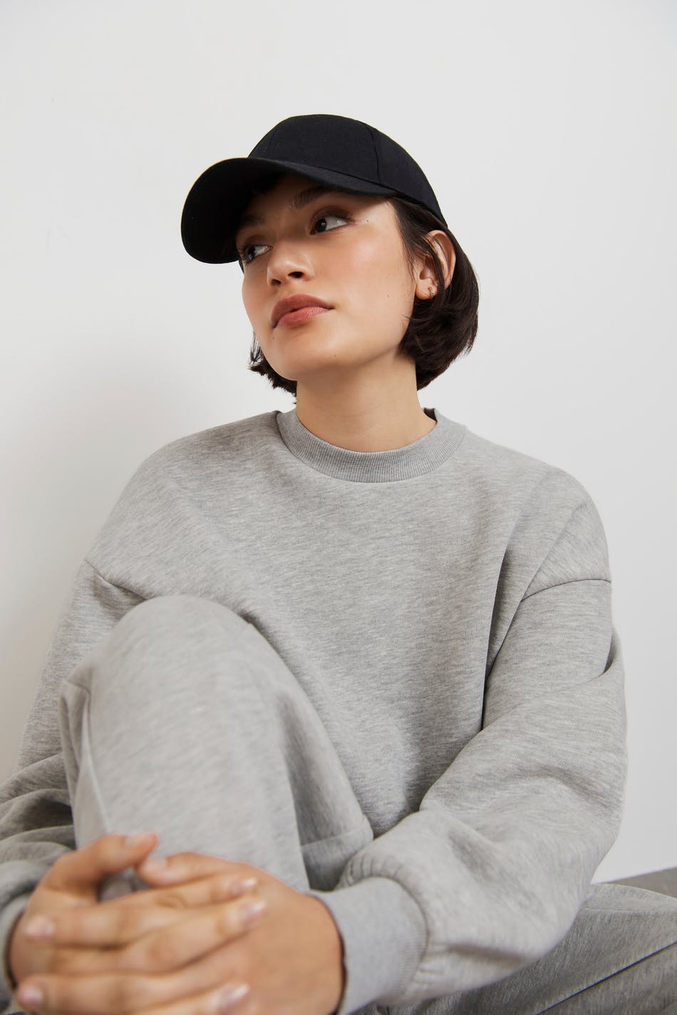 Basic long sweatshirt