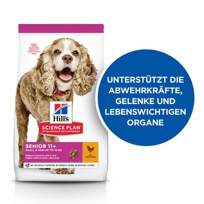 Hill's Science Plan Senior 11+ Small & Mini mit Huhn