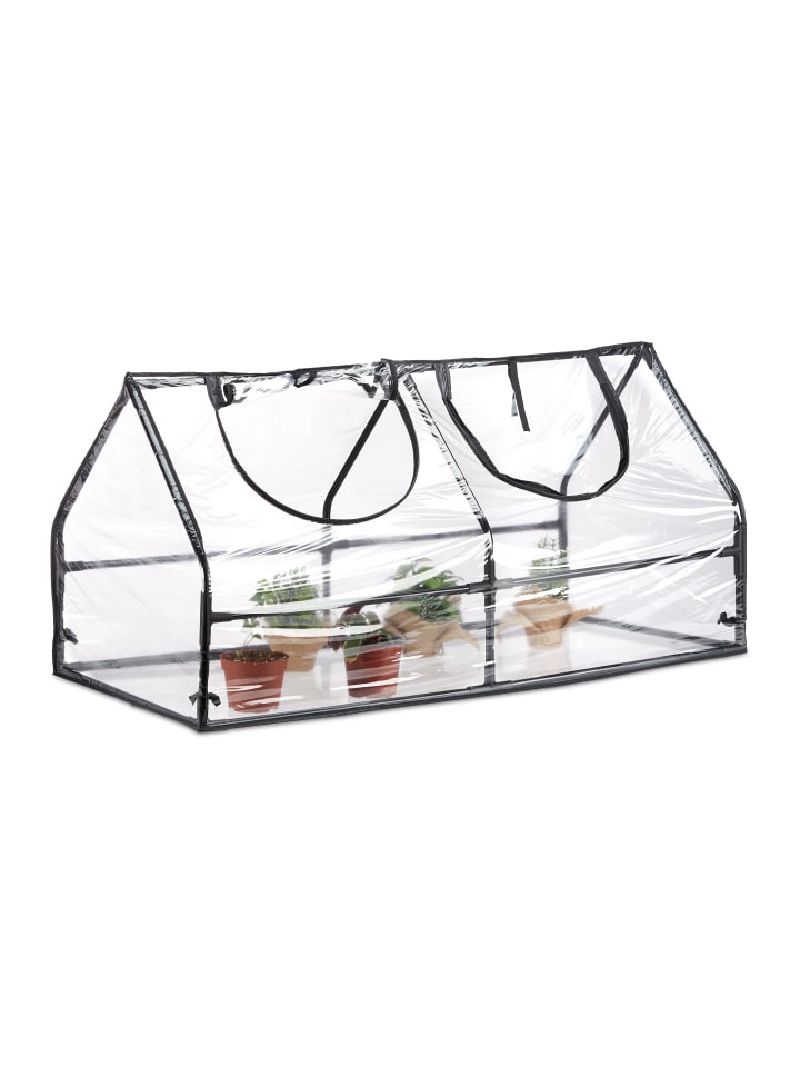 relaxdays Gewächshausaus in Transparent - (B)120 x (H)60 x (T)60 cm günstig kaufen onesize