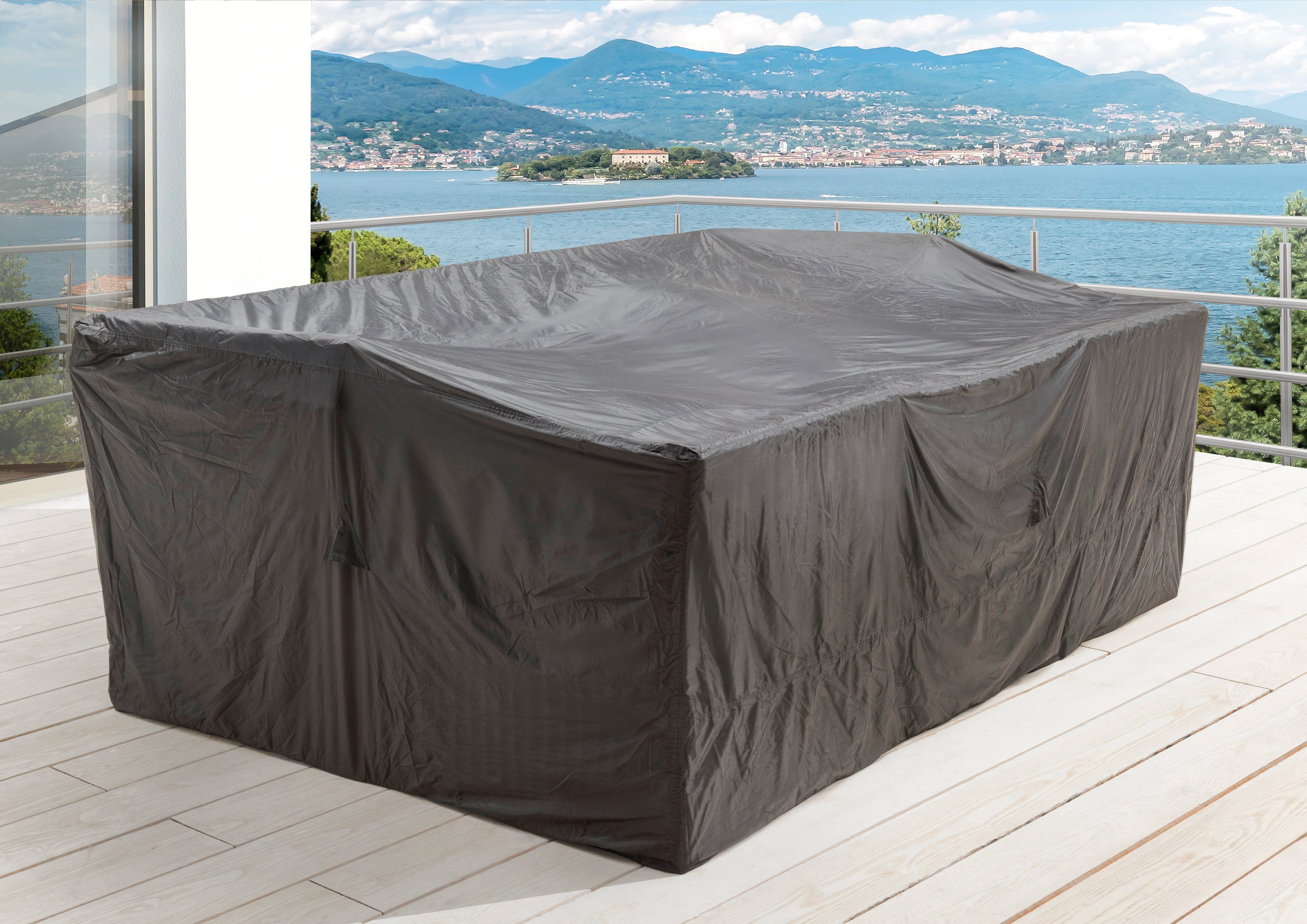 Destiny Gartenmöbel-Schutzhülle SCHUTZHÜLLE, Maße 270x250x80cm, passend für Ecklounge