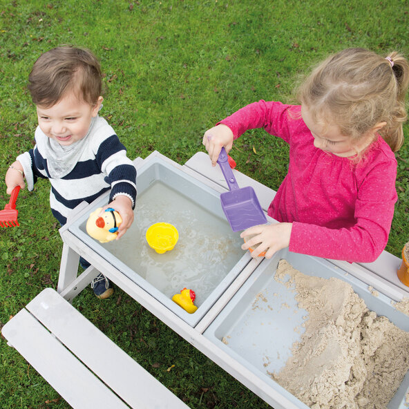 Outdoor-Kinder-Sitzgruppe Play for 4, grau