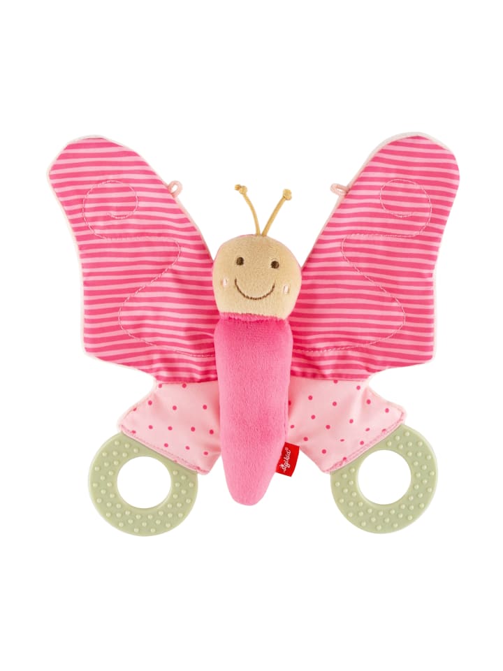Sigikid Schnuffeltuch Schmetterling Knistertücher in pink günstig kaufen onesize