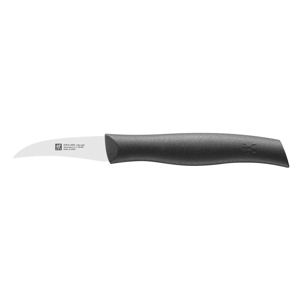 Schälmesser 6 cm, Schwarz