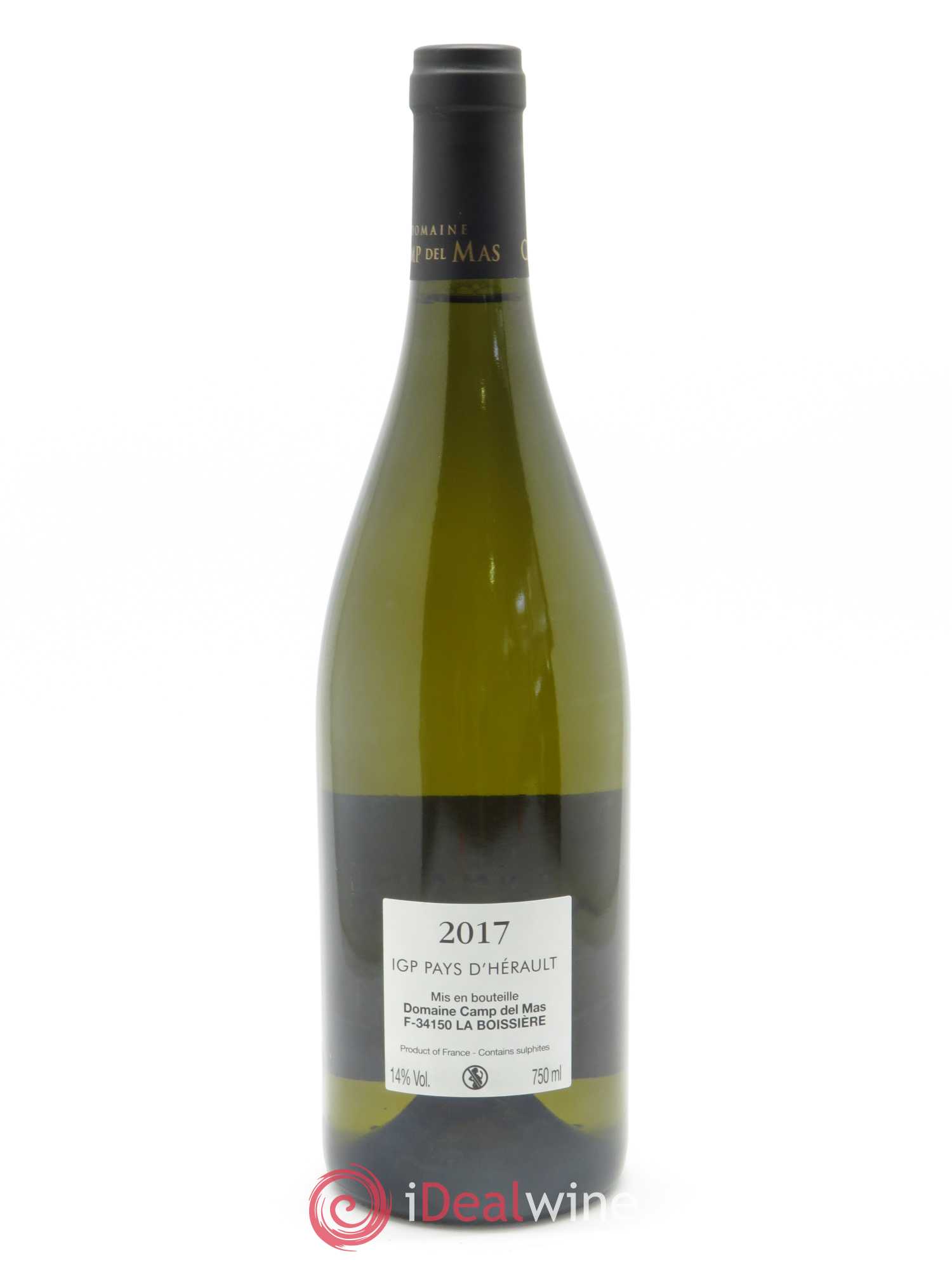 IGP Pays de l'Hérault Cantaluz Camp Del Mas  2017 - Lot de 1 Bouteille