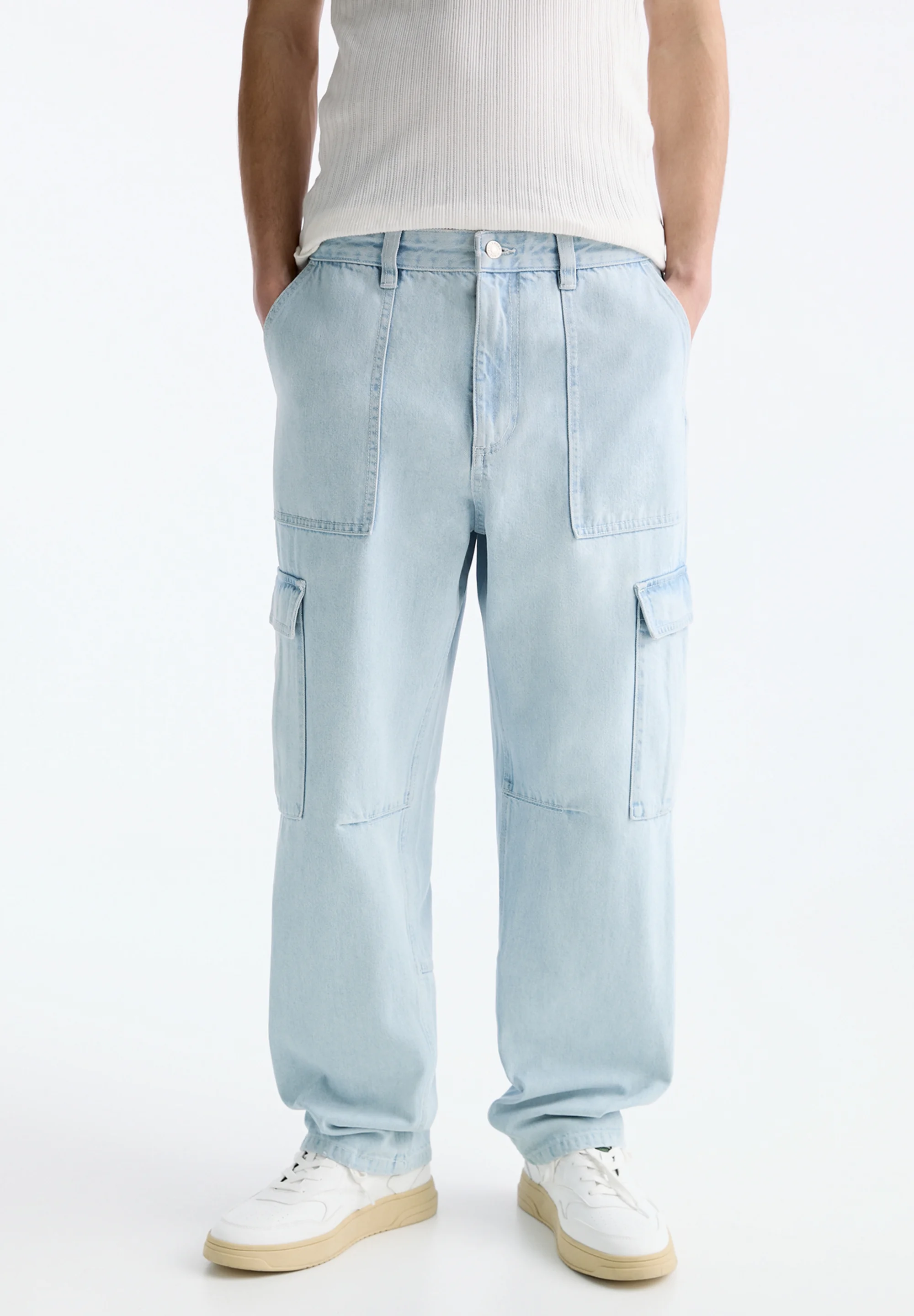 PULL&BEAR BAGGY - Vaqueros holgados
