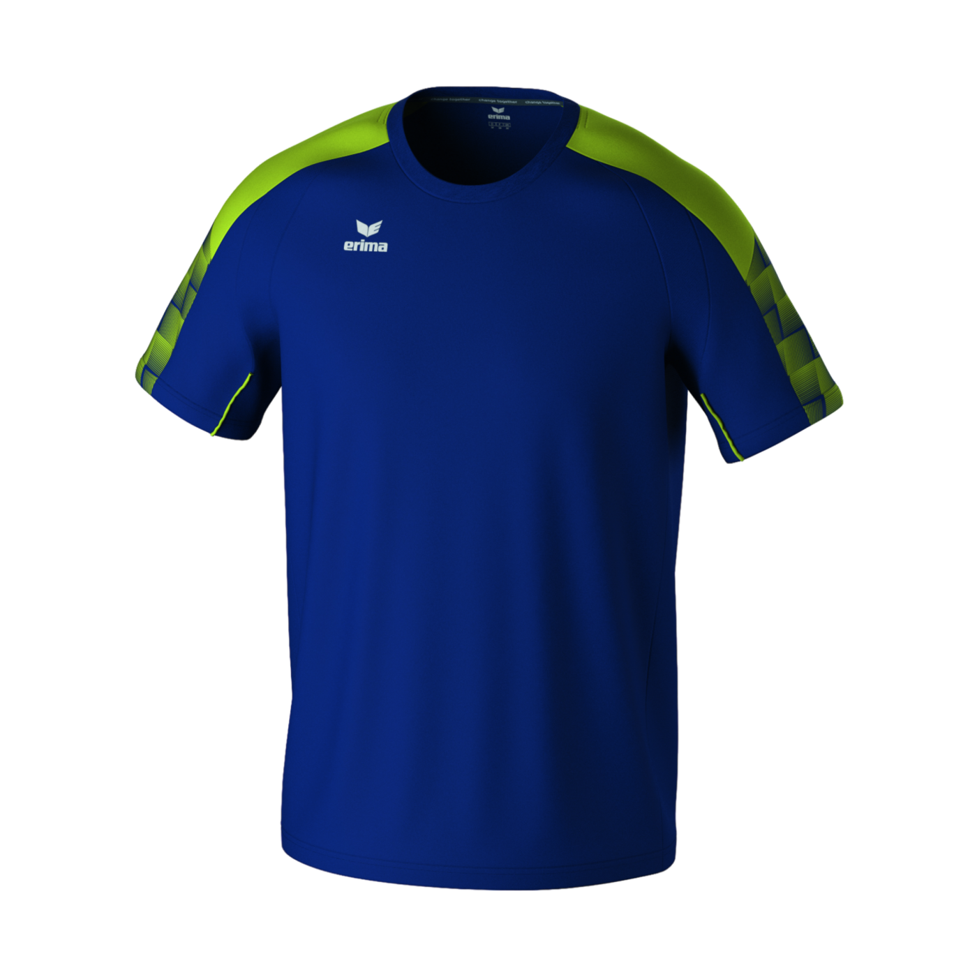 Erima Evo Star T-Shirt Blau Gelb
