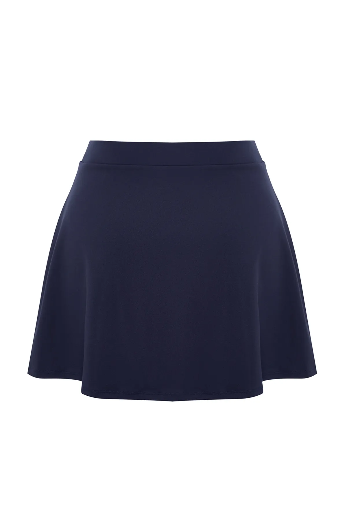 Trendyol Curve  Marineblauer 2-lagiger Sport-Shorts-Rock - TBBSS24AP00024