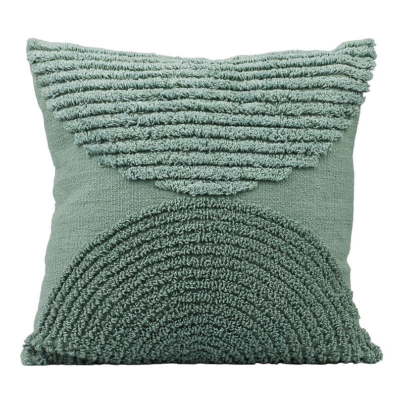 Home Pute 45x45 cm tuft dus grønn