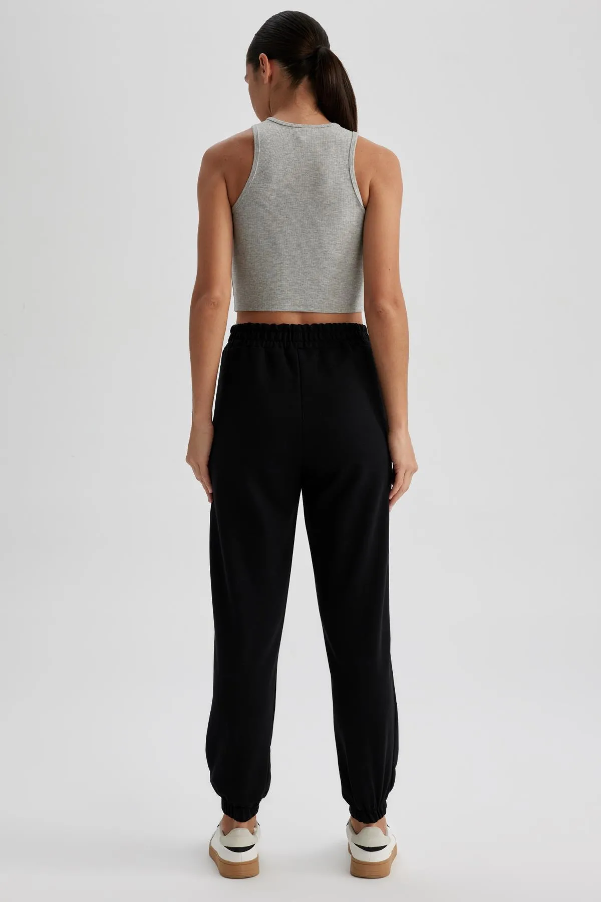 DeFacto  Dünne Jogger-Sweatshirthose mit hoher Taille