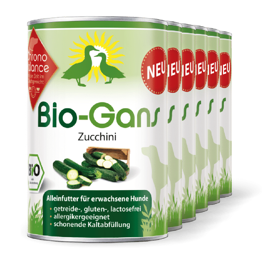 ChronoBalance Hundenassfutter ChronoBalance Alleinfutter Gans mit Zucchini 2,4 kg