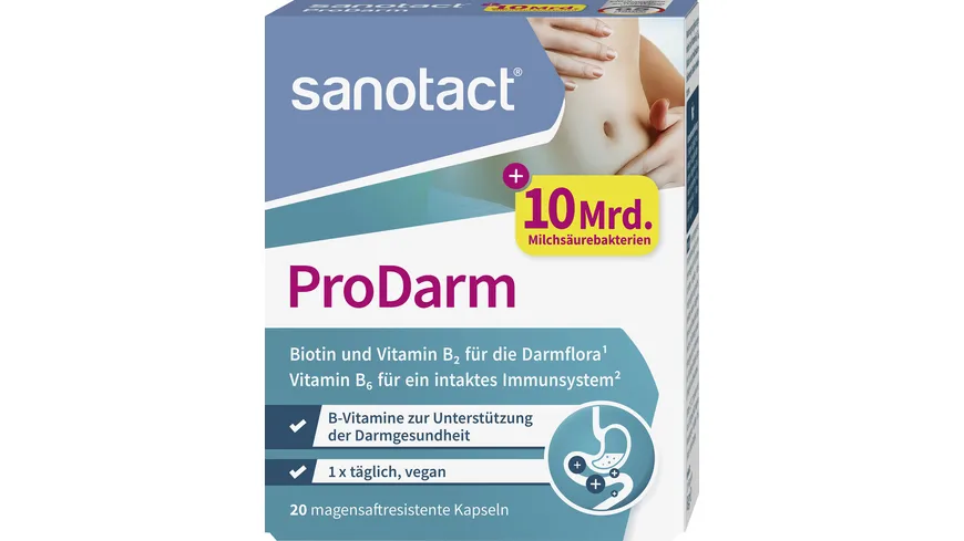 sanotact ProDarm Kapseln 10 Milliarden Milchsäurekulturen