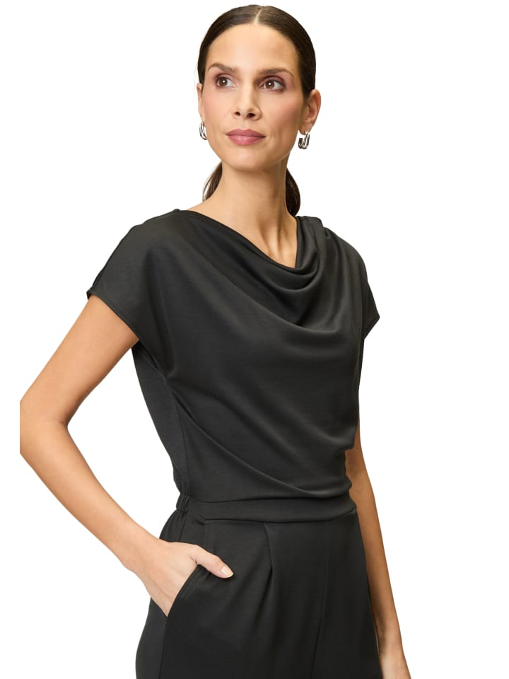 Zero  Jumpsuit mit Wasserfallausschnitt in Black Beauty günstig kaufen