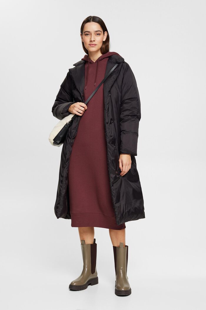 Langes Hoodie-Kleid