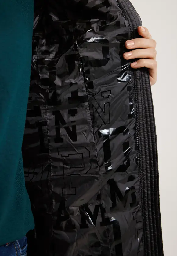 CECIL Super Long Steppmantel