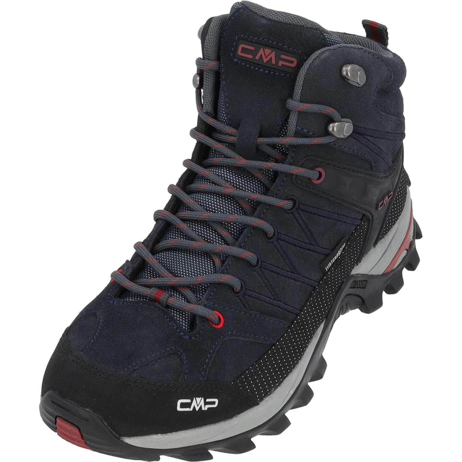 CMP Rigel Mid 3Q12947, Trekkingschuhe, Herren, Schwarz (Asphalt/Syrah)