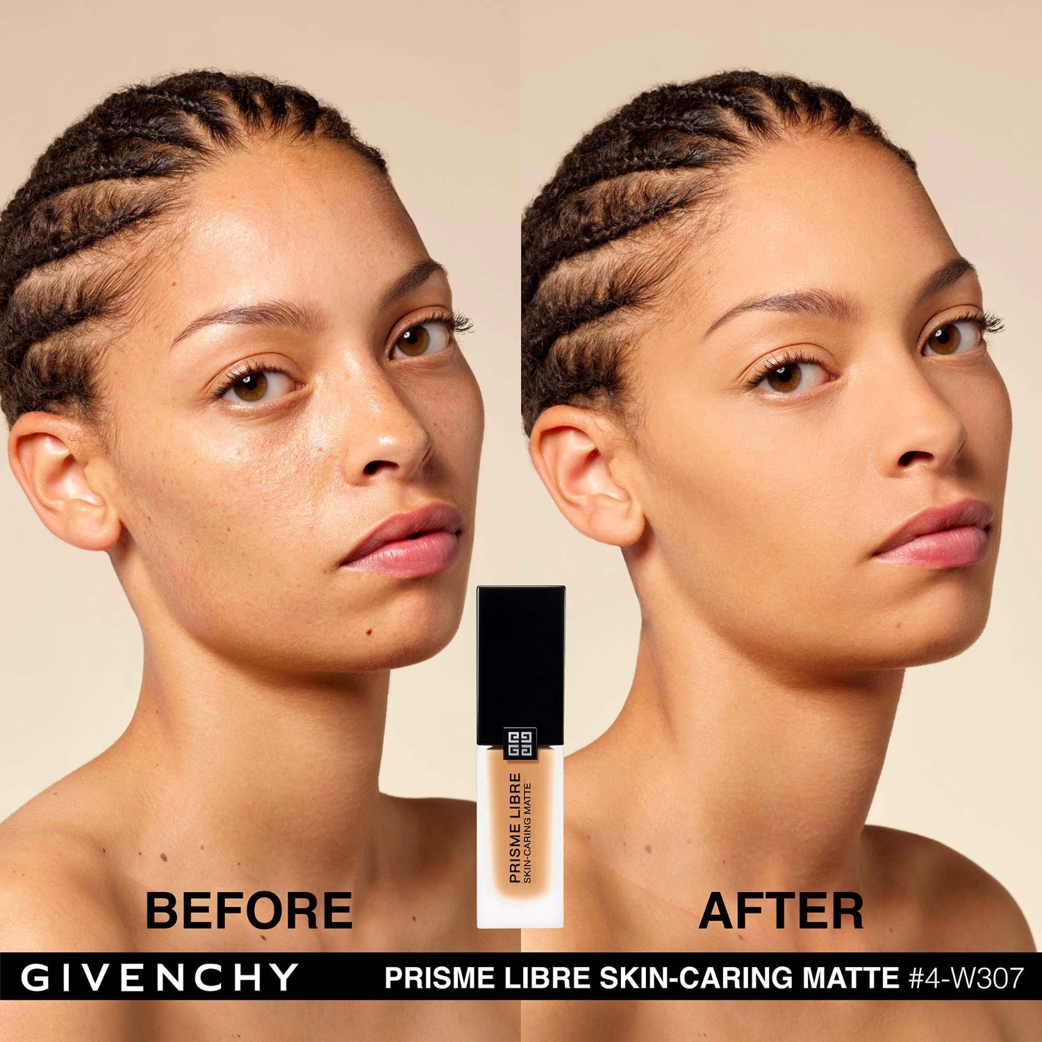 „Givenchy“ odą puoselėjantis matinis makiažas