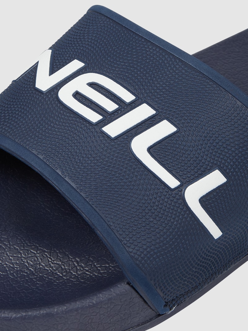 Slides mit Logo in marineblau