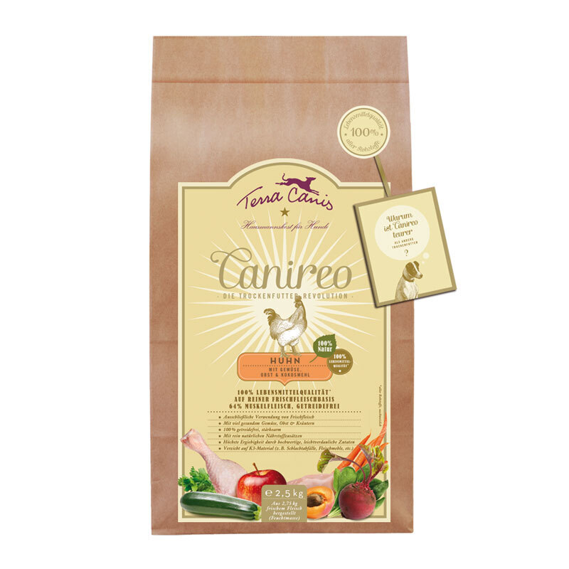 Terra Canis Hundetrockenfutter Terra Canis Canireo Adult Huhn 2,5 kg