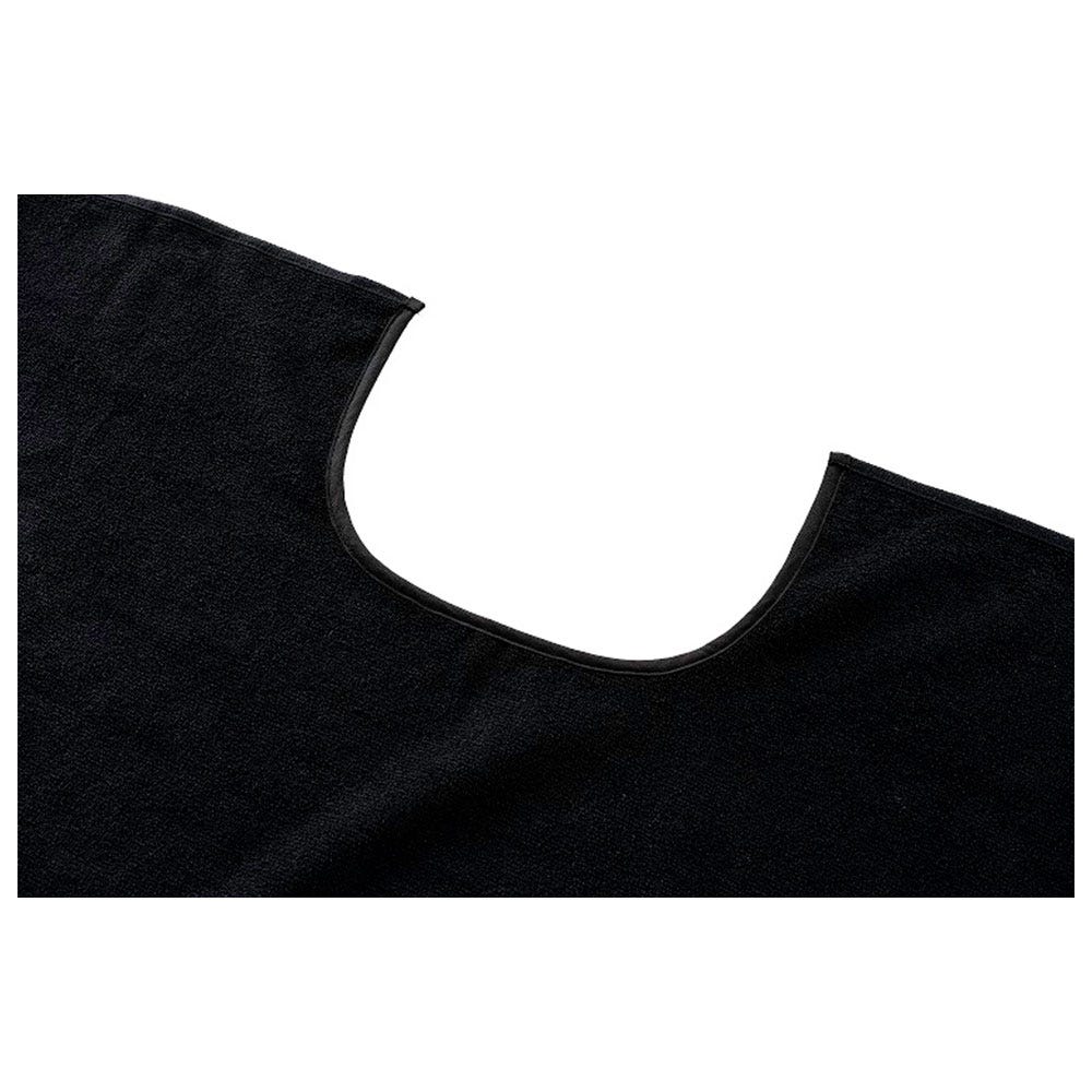 Belisse Beauty Profi-friseurhandtuch Prestige mit Halsausschnitt Schwarz 45x90 6 Stück