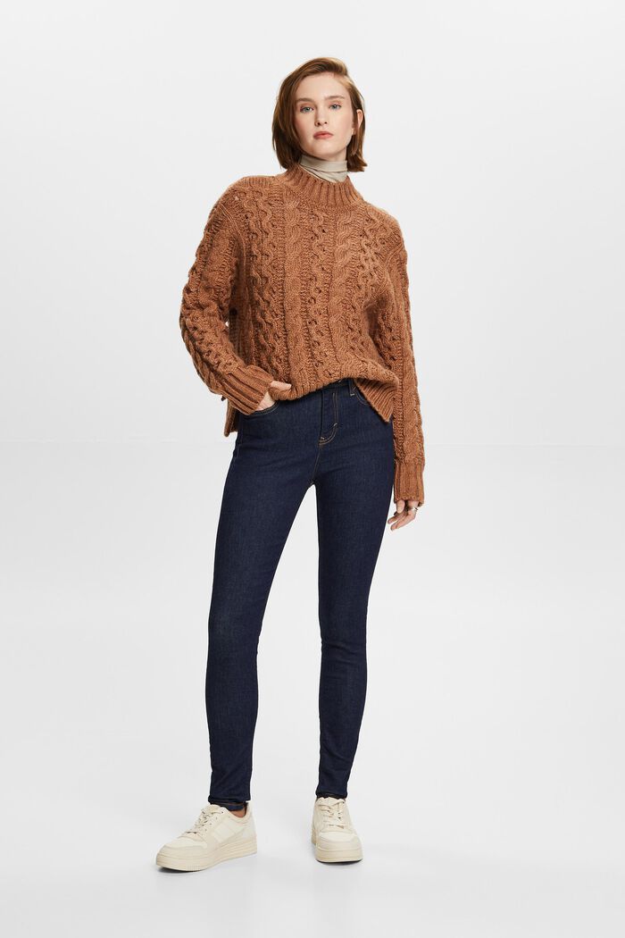 High-Rise-Jeans im Skinny Fit