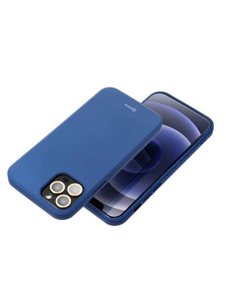 COFI 1453 Bumper Handyhülle Case weiche Silikonhülle kompatibel mit in Dunkelblau günstig kaufen S