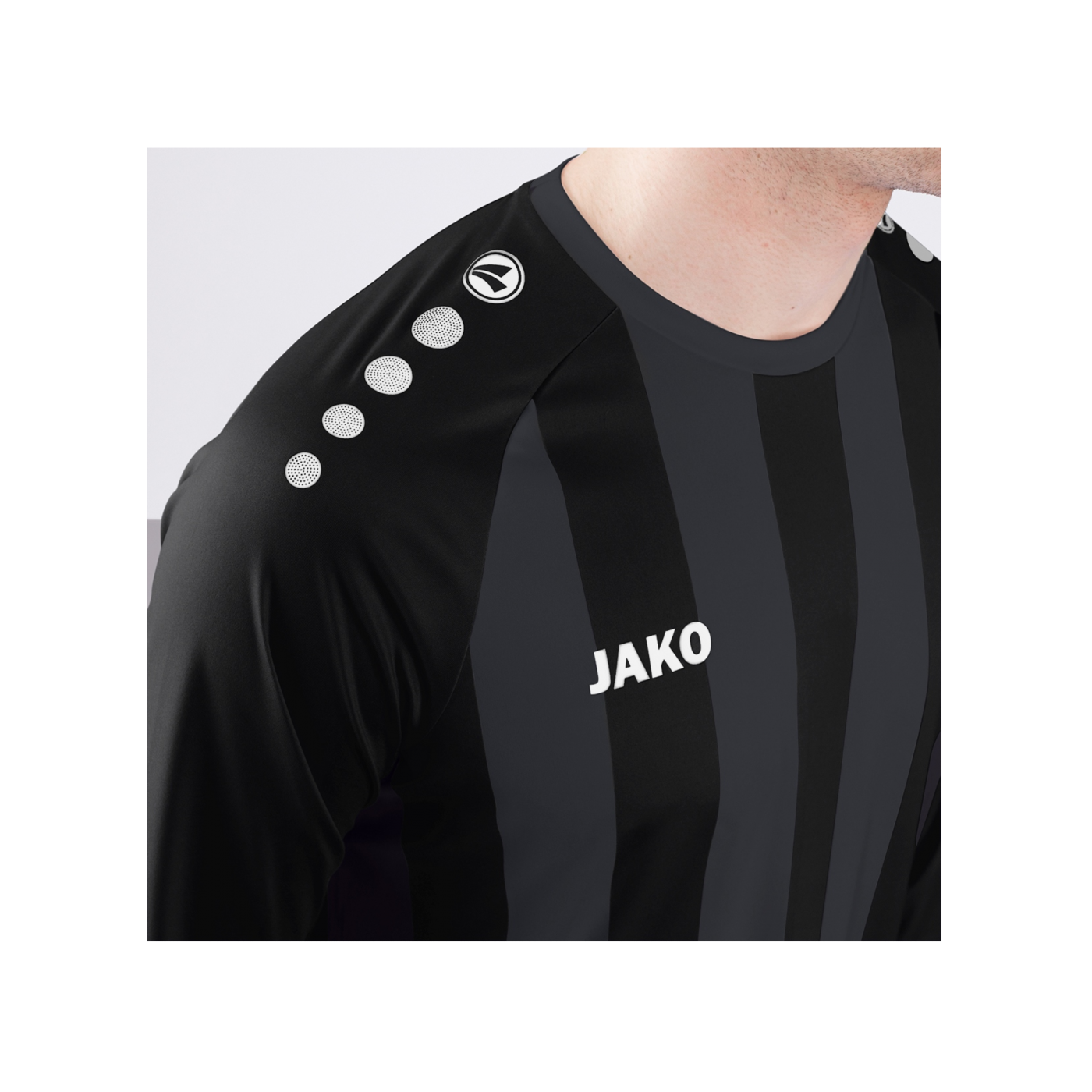JAKO Inter Trikot LangarmSchwarz Grau F801
