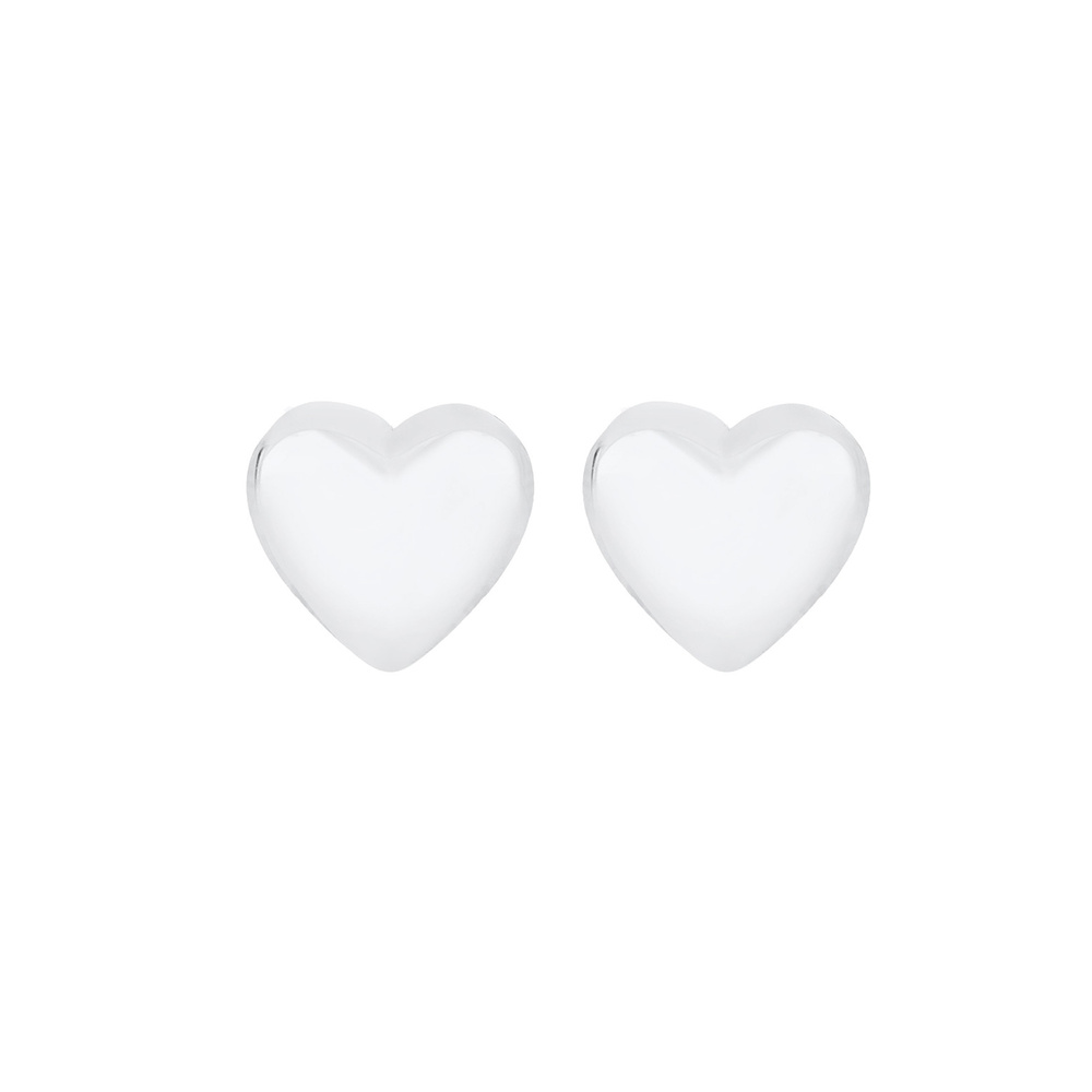 Elli Elli Boucles d'Oreilles Femme Boucles d'Oreilles Tendance Coeur Motif en 925 Ster Boucles d'oreilles