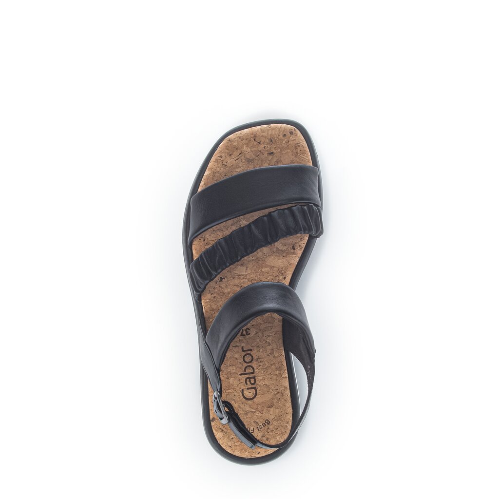 Gabor fashion Riemchensandale schwarz
