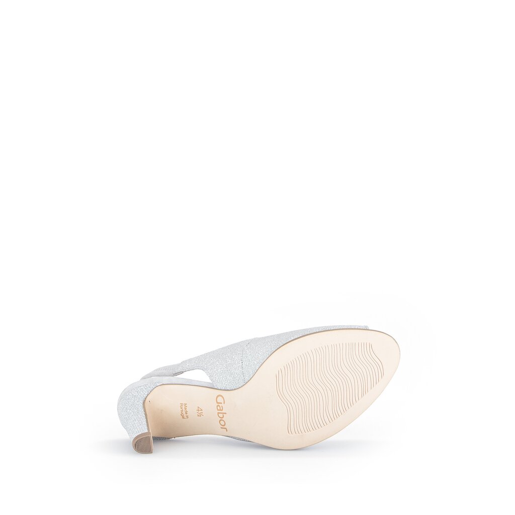 Gabor fashion Peeptoes silber