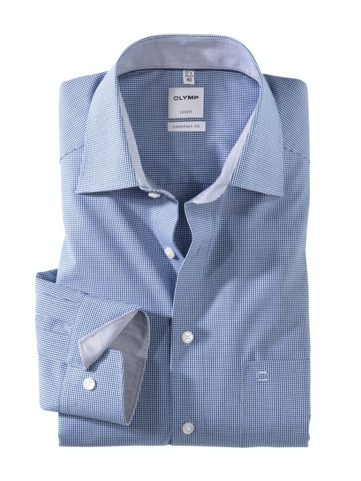 OLYMP  Hemd Luxor in Blau günstig kaufen