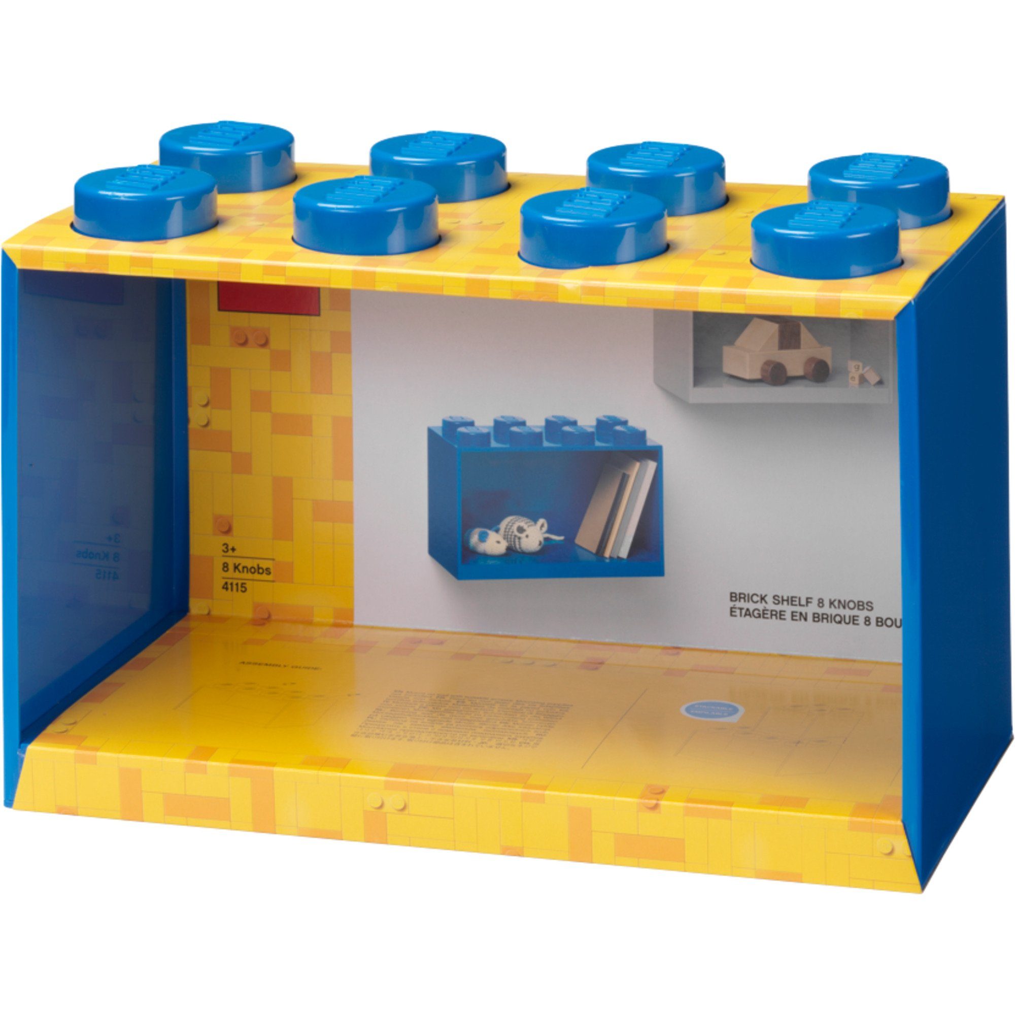 Room Copenhagen Spielzeugtruhe Room Copenhagen LEGO Regal Brick 8 Shelf