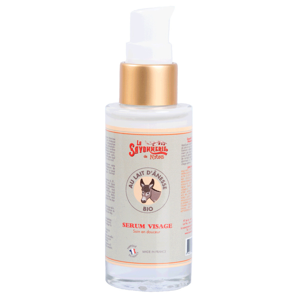 La savonnerie de nyons Sérum Visage au Lait d'Ânesse BIO 30ml Sérum