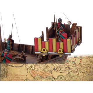 Medieval Cog Sailing Ship