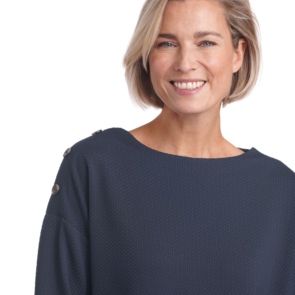 Damen Sweatshirt mit Strukturmuster