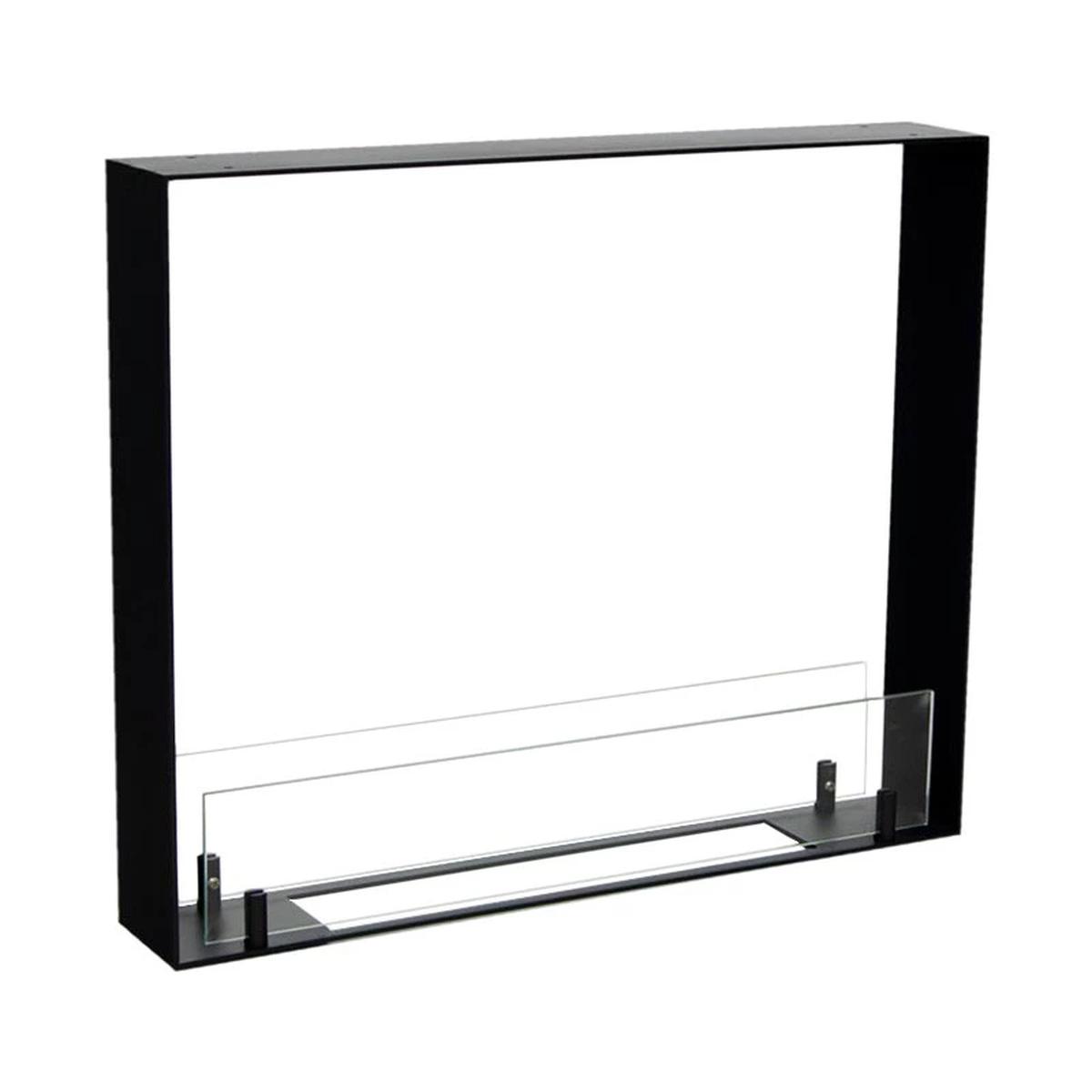 Foco Foco Two 600 Ultra Slim, Bioethanol-Kamin, 40 cm Breite, Flammen von zwei Seiten sichtbar, bis zu 7 Stunden Brenndauer, 2 kW.