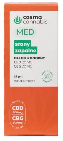 Cosma Cannabis Med Upala CBD CBG Ulje u prahu