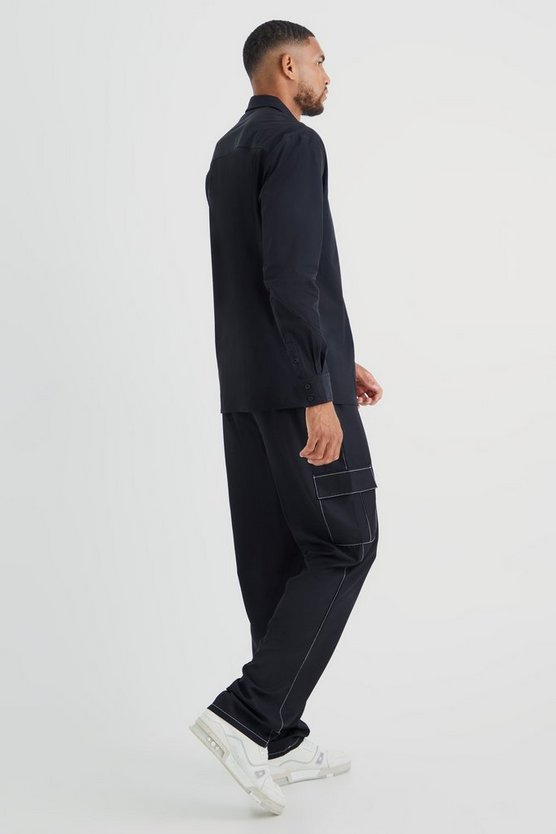 Tall smartes Stretch Utility-Overshirt