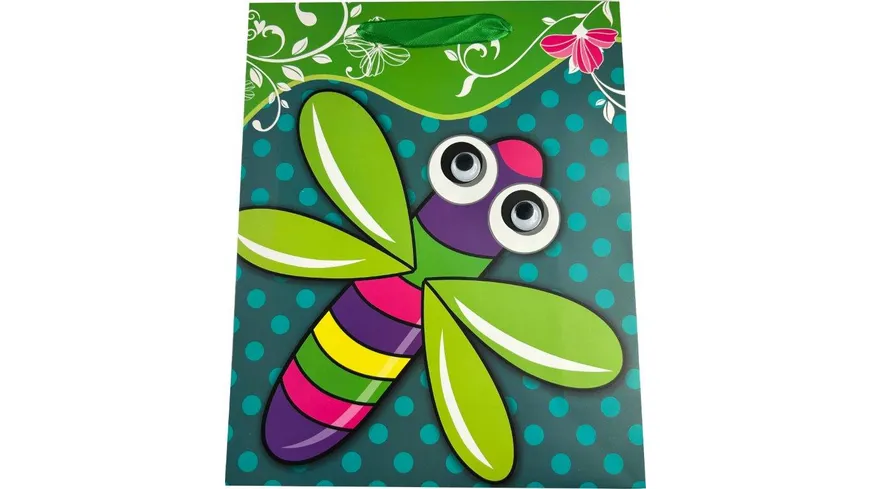 BOCK Geschenktüte mittel Wackelaugen 23 x 18 x 10cm sortiert