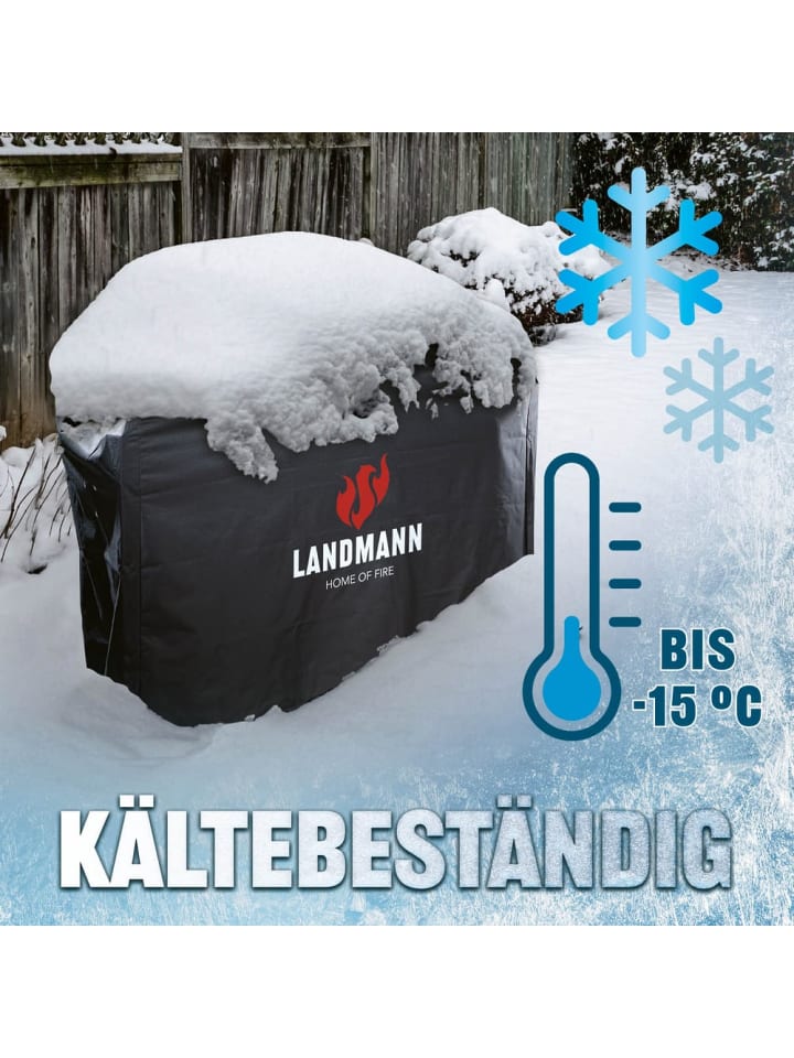 Landmann Wetterschutzhaube Premium - 62x148x120cm - schwarz günstig kaufen onesize