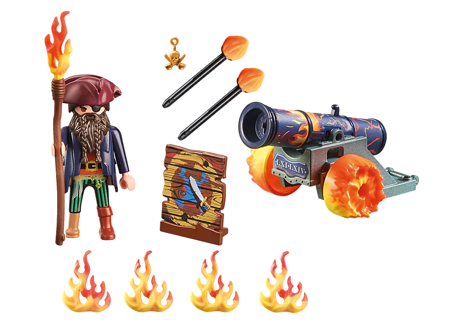 Pirat mit Kanone